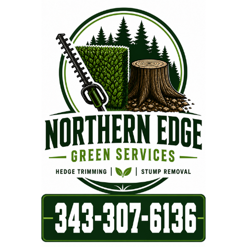 Northern Edge Green Logo Northern Edge Green Services logo for hedge trimming and stump grinding services