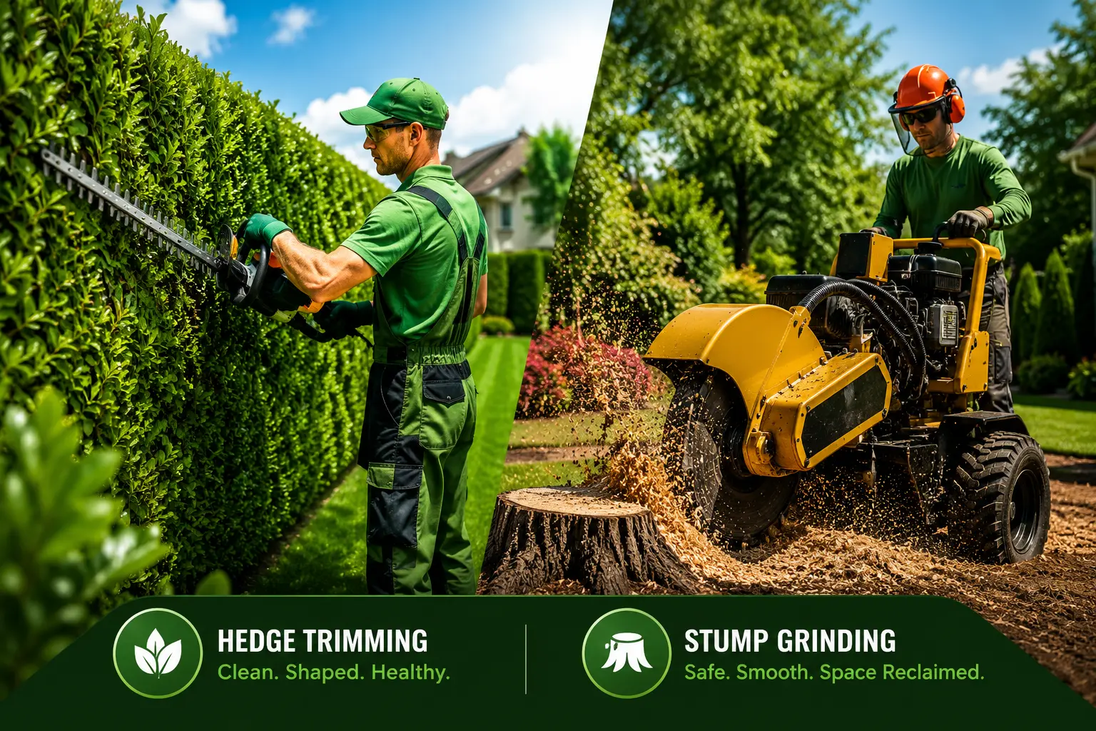Ottawa Hedge Trimming and Stump Grinding Services Professional hedge trimming and stump grinding services in Ottawa helping homeowners maintain clean, safe, and attractive outdoor spaces